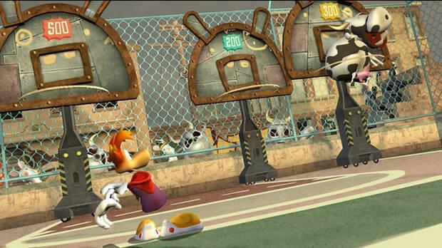 Captura de Rayman Raving Rabbids.