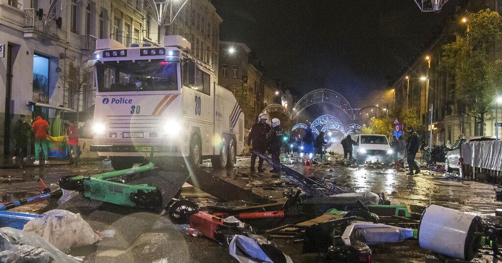 Disturbios en Bruselas tras derrota de Belgica en Mundial : Deportes de Puerto Rico