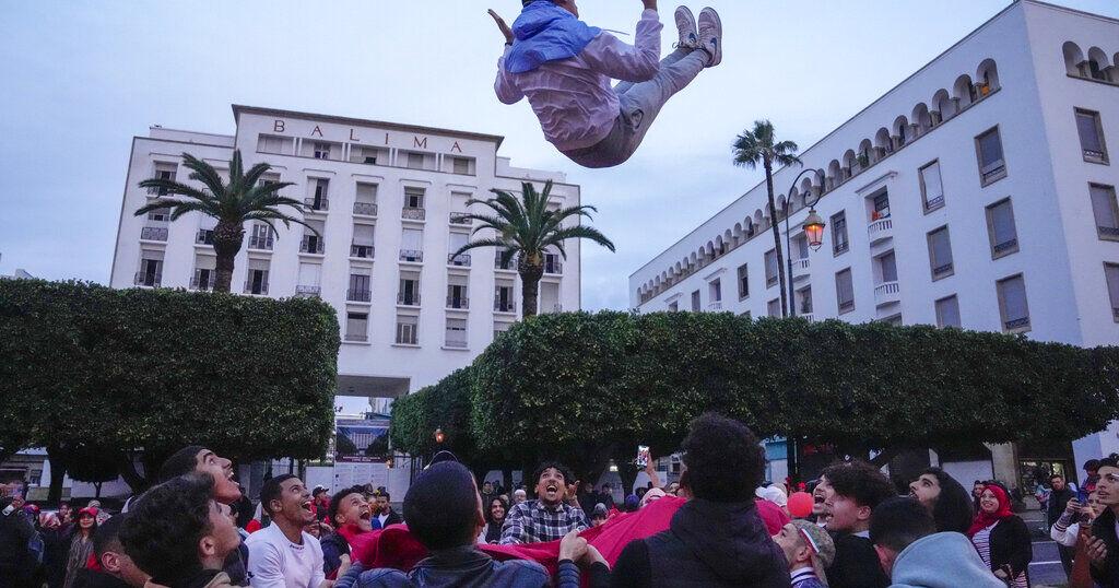 Marroquies jubilosos festejan victoria sobre Portugal : Deportes de Puerto Rico