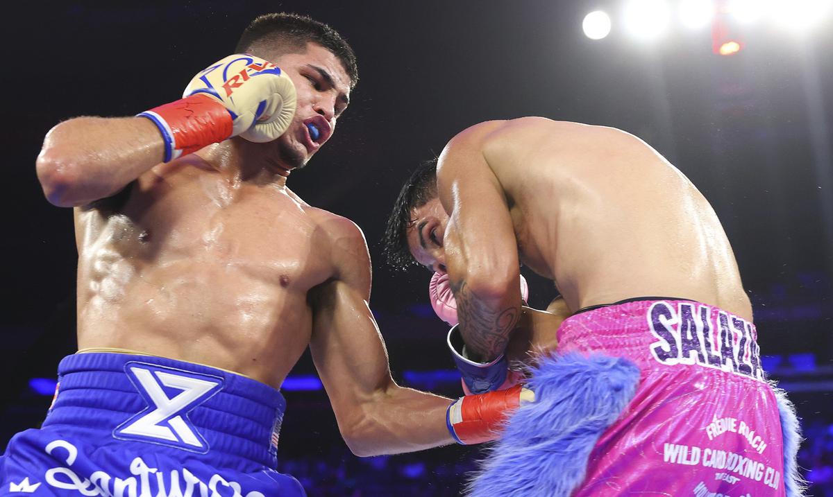 Xander Zayas entra al ring con las “trompetas” de Edwin Diaz y preserva su invicto contra Alexis Salazar : Deportes de Puerto Rico