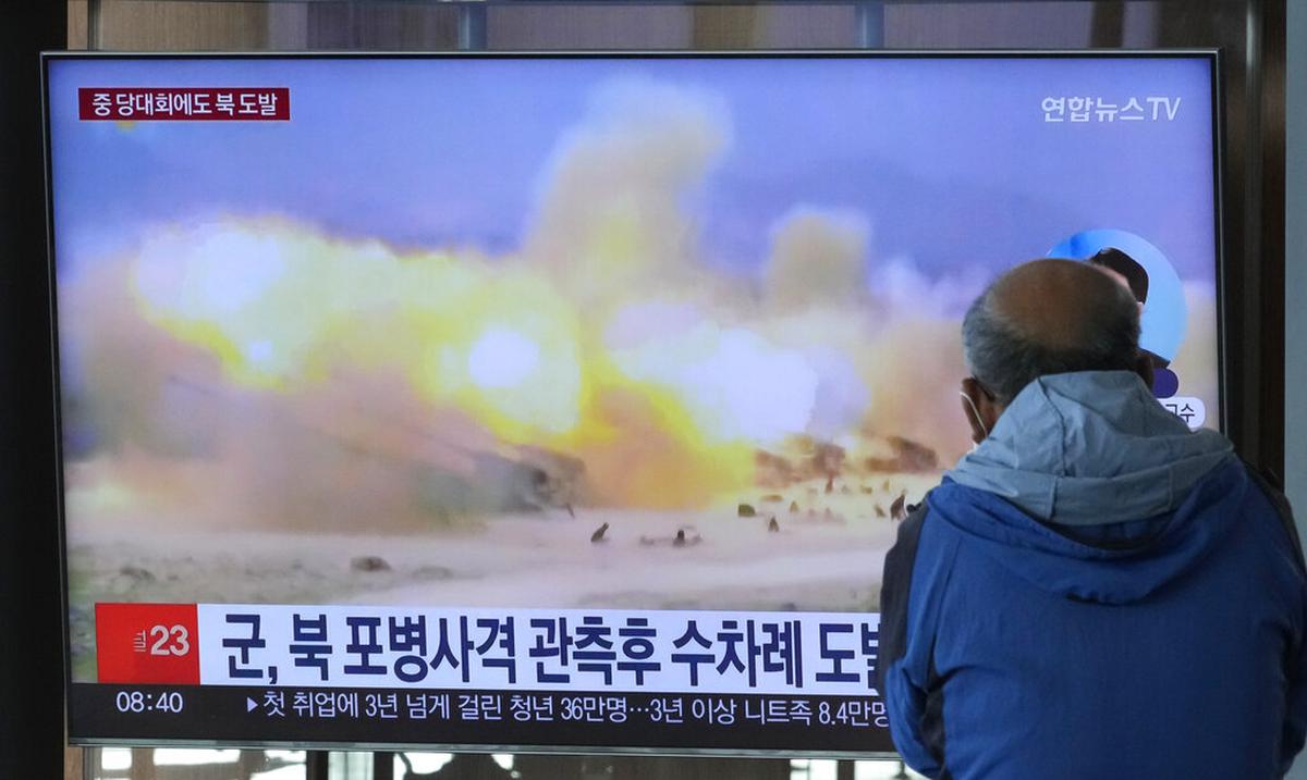 Corea del Norte dispara artilleria cerca de la frontera con Corea del Sur : Noticias de