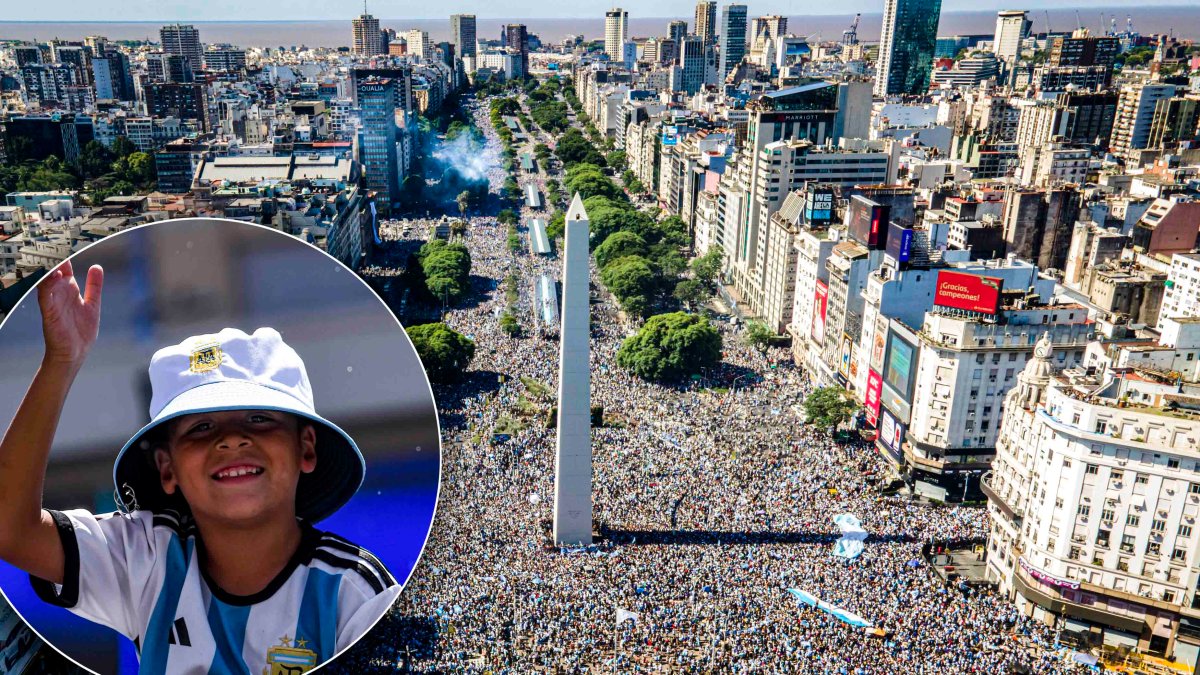 Felicidad absoluta: todo Argentina celebra la consagracion en la Copa Mundial : Noticias de
