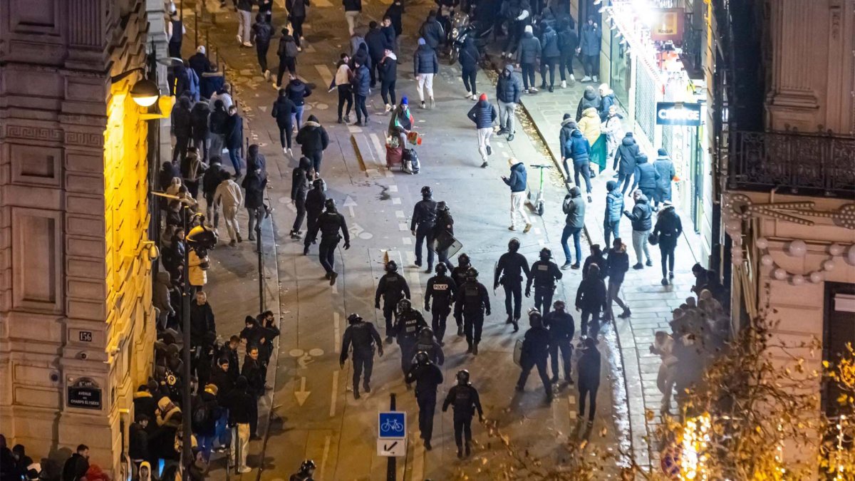 Revuelta en Francia: un muerto y 250 detenidos en las celebraciones de victoria : Noticias de